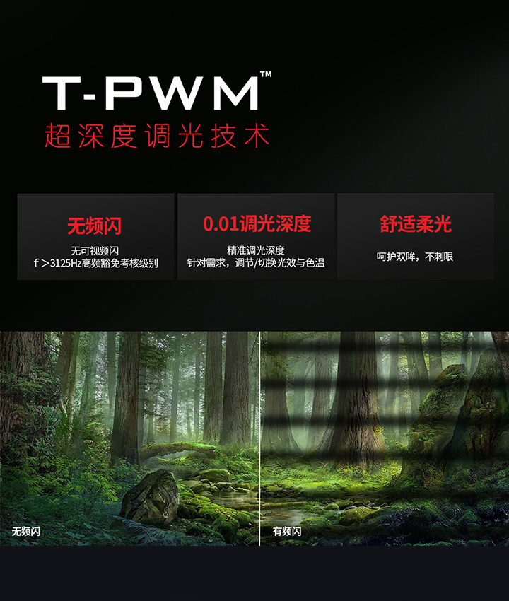 永乐高ylg888888官方网站NFC系列-T-PWM超深度调光技术